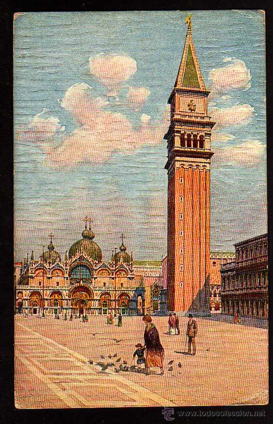 Postales: Postal de Venecia. Circulada 1920 - Foto 1