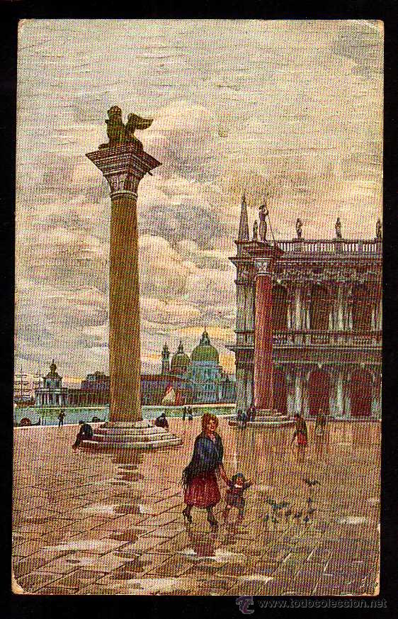 Postales: Postal de Venecia. Circulada 1920 - Foto 1