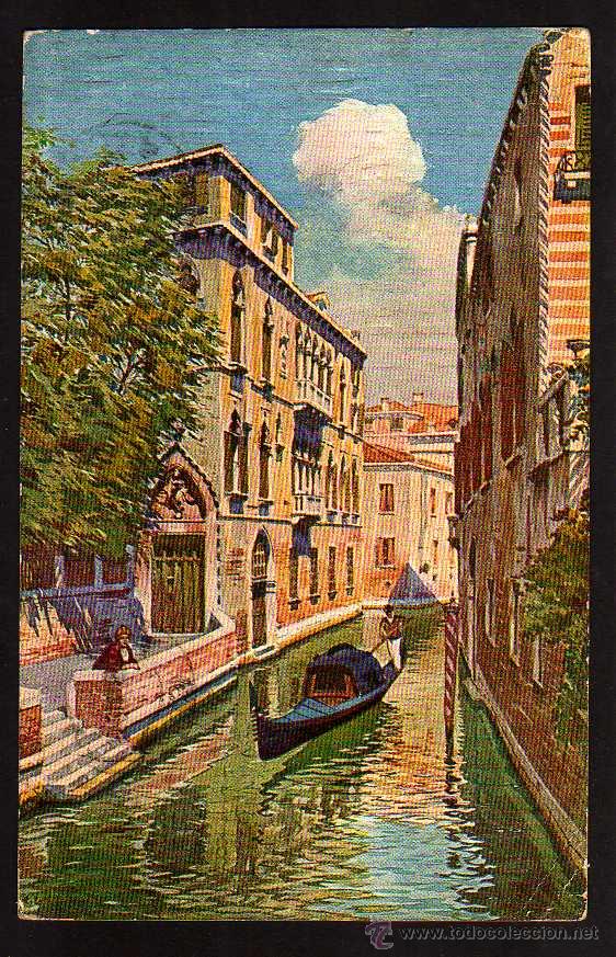 Postales: Postal de Venecia. Circulada 1920 - Foto 1