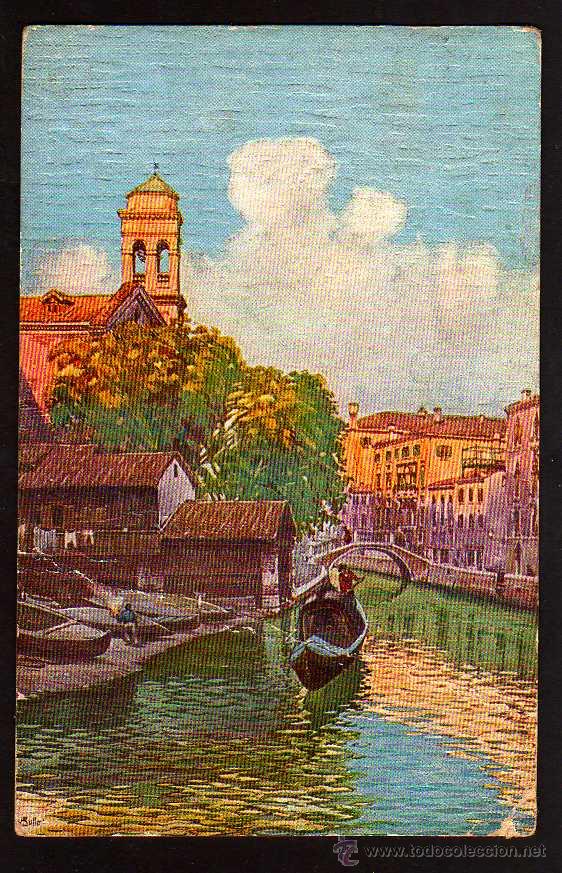 Postales: Postal de Venecia. Circulada 1920 - Foto 1