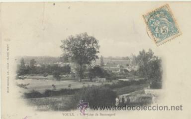 Postcards: Voulx.- Vue prise de Beauregard.  Franqueado y fechado en 1904.