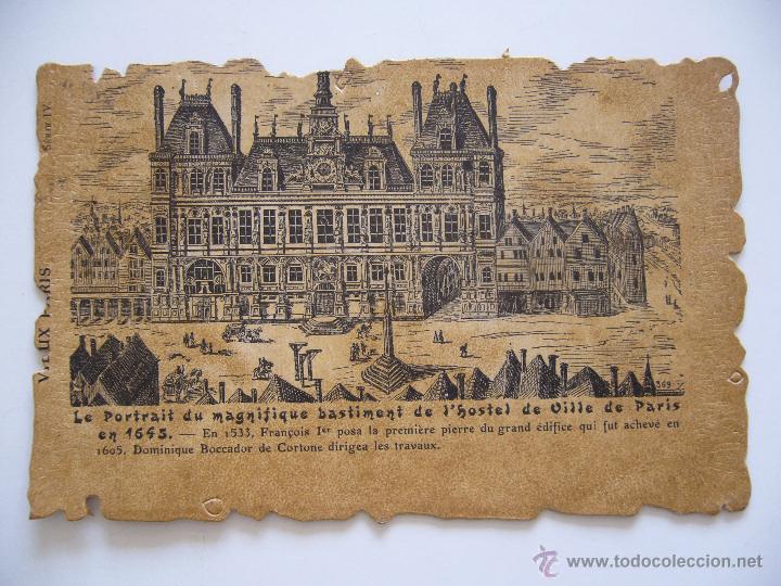 Postcards: Postal. Francia. Hotel de Ville de Paris. Circulada en 1908.
