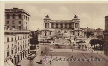 Cartes Postales: Roma.- Piazza Venezia.