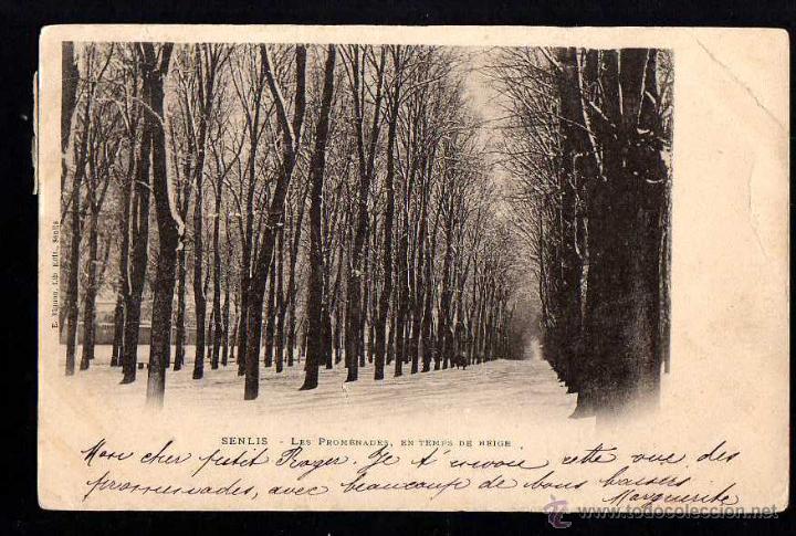 Postales: Antigua postal. Senlis. Circulada - Foto 1
