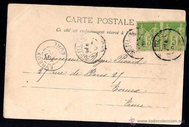 Postales: Antigua postal. Senlis. Circulada - Foto 2
