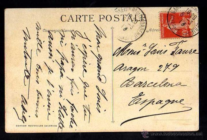 Postales: Antigua postal. Marseille. Circulada - Foto 2