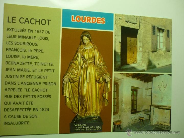 Postales: POSTAL LOURDES -VIRGEN - Foto 1