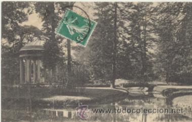 Postais: Parc de Versailles.- Hameau de Trianon. Franqueado y fechado.