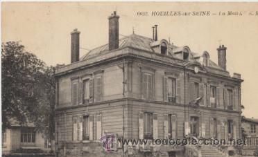 Postais: Houilles - sur - Seine. Franqueado y fechado en 1938.