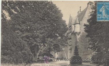 Postais: Montresor.- Le Ch&acirc;tea.  Franqueado y fechado en 1926.