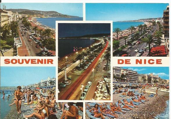 Postales: :::: VF89 - POSTAL - SOUVENIR DE NICE - Foto 1