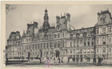 Postkarten: paris.- H&ocirc;tel de ville. Anteriior a 1905.