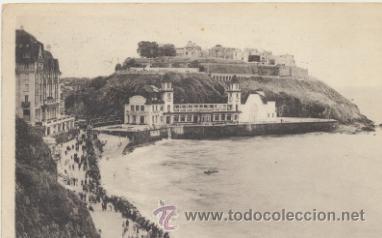 Postkarten: Granville.- Le Roc et le Casino. Franqueado y fechado.