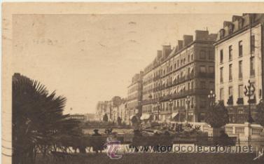 Postcards: Rennes.- Lae Jardin sur la Vilaine..  Franqueado y fechado en 1938.