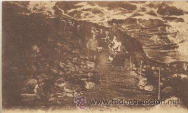 Postcards: Arcy-sur-cure.- la Descente dans les Grottes.