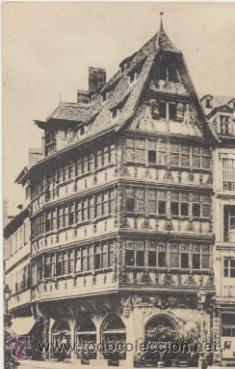 Postales: Strasbourg.- Maison Kammerzell.  Franqueado y fechado en 1931.