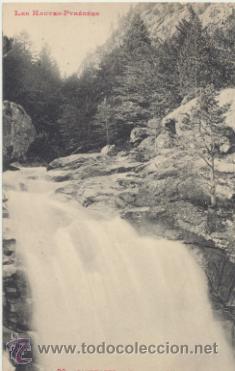 Postais: Cauterets.- Cascade de Mauhourat. Franqueado y fechado en 1927.