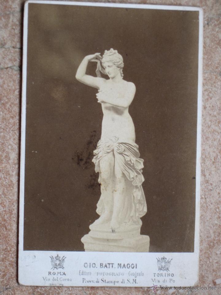 Postales: FOTOGRAFIA ITALIANA ANTIGUA .CARTON DURO. FOTOGRAFO : GIOVANNI BATTISTA MAGGI. CIRCA 1870.