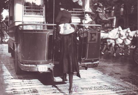 Postales: PARIS 1900 (19) Les transports parisiens. Photo Desoye.