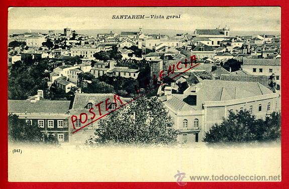 Cartes Postales: POSTAL SANTAREM, PORTUGAL, VISTA GENERAL, P93519