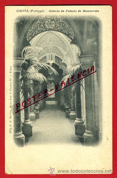 Cartes Postales: POSTAL CINTRA, PORTUGAL, GALERIA DO PALACIO DE MONSERRATE, P93532