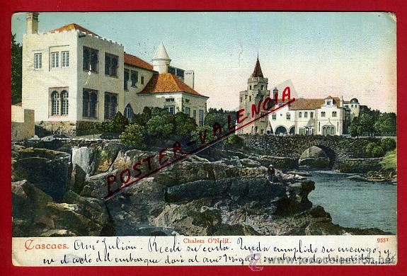 Cartes Postales: POSTAL CASCAES, PORTUGAL, CHALETS O&acute;NEILL, P93556