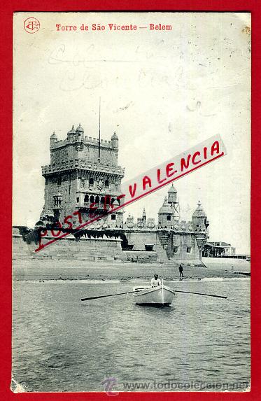 Cartes Postales: POSTAL BELEM, PORTUGAL, TORRE DE SAO VICENTE, P93558