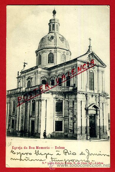 Cartes Postales: POSTAL BELEM, PORTUGAL, IGLESIA DA BOA MEMORIA, P93562