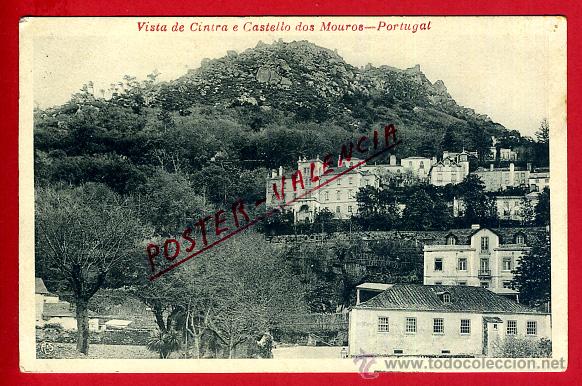 Cartes Postales: POSTAL CINTRA, PORTUGAL, VISTA DE CINTRA Y CASTILLO DOS MOUROS, P93563