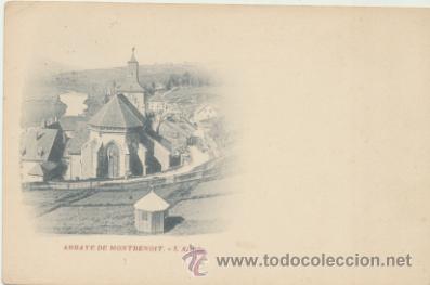 Postales: Abbaye de Montbenoit.- L&acute;Abside. Anterior a 1904. - Foto 1