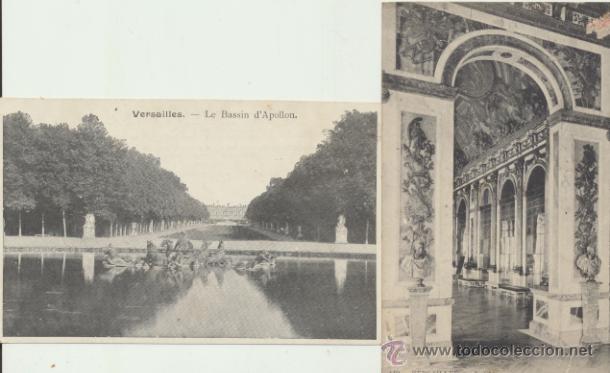 Postcards: Versailles.- Lote de 2 postales.