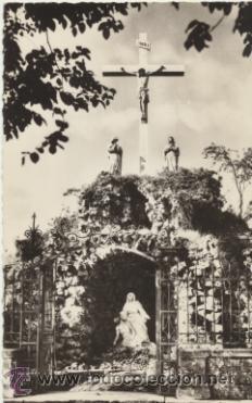 Postais: Pelerinage de Notre Dame de sion. Franqueado y fechado en 1960.