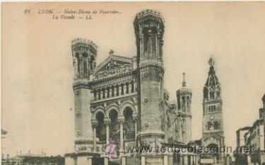 Postais: Lyon.- Notre Dame de Fourviere.