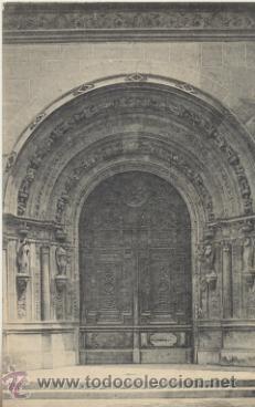 Postais: L&Iacute;sle Adam.- Le Porche de l&acute;Eglise.