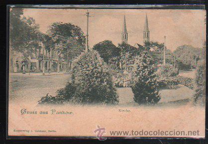Postkarten: TARJETA POSTAL DE BERLIN - GRUSS AUS PANKOW. KIRCHE.