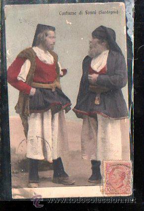 Postkarten: TARJETA POSTAL DE CERDE&Ntilde;A / SARDEGNA - COSTUME DI FONNI. TIPO DEL PAIS.