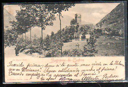 Postkarten: TARJETA POSTAL DE BAGNERES DE LUCHOS / BALNEARIO DE LUCHON - LE CASTEL VIEIL. VILLATE 10848.12