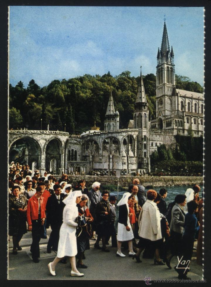 Postales: A-0166- LOURDES. BASILIQUE. - Foto 1