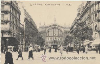 Postais: Paris.- Gare du Nord.