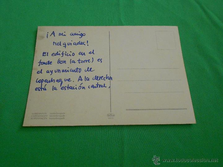 Postales: POSTAL COPENHAGUE ( VESTERBROGADE ) - ESCRITA - Foto 3