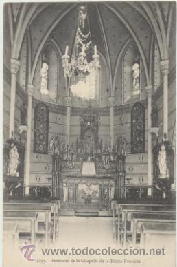 Postcards: Annnecey.- Interieur de de la Chapelle de B&eacute;nite-Fontaine.