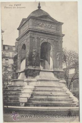 Postcards: Paris.- Fontaine des Innocents.  Fechado en  1922.