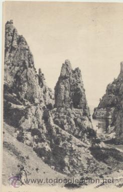 Postcards: Cassis.- Aiguille d&acute;En - Vau.   Franqueado y fechado en 1927.