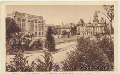 Postcards: mulhouse.- La direction des Mines de Potasse et La Poste.