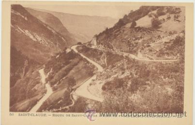 Postales: Saint -Claude.- Route a Geneve. - Foto 1