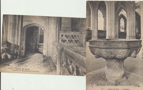 Cartes Postales: Eglise de Brou. Lote de 2 postales.