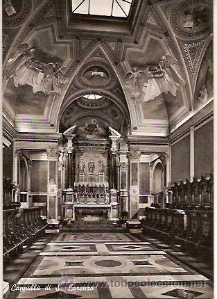 Cartes Postales: ANTIGUA POSTAL BASILICA DI SAN PAOLO CAPPELLA DI SAN LORENZO VERA FOTOGRAFIA
