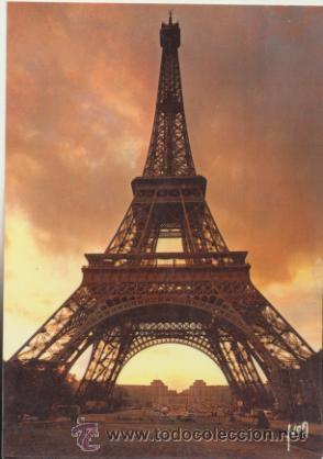 Postales: Paris. La Torre Eiffel. Postal grande. - Foto 1