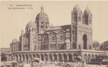 Postales: Marseille.- La Cath&eacute;drale. - Foto 1