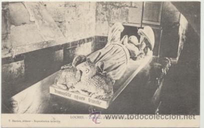 Postales: Loches.- Tombeau d&Aacute;gn&eacute;s Sorel. - Foto 1